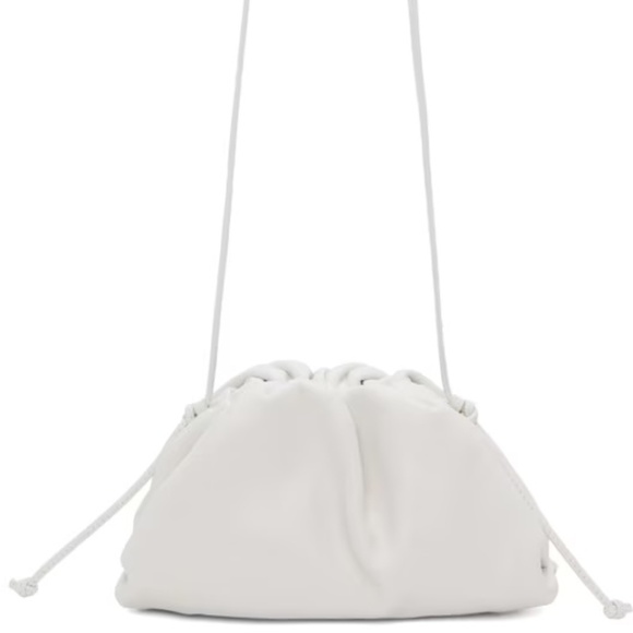 BOTTEGA VENETA White 'The Mini Pouch' Clutch - Picture 1 of 1